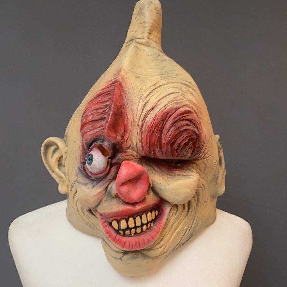 Adult Scary Halloween Full Head Latex Face Mask NEW